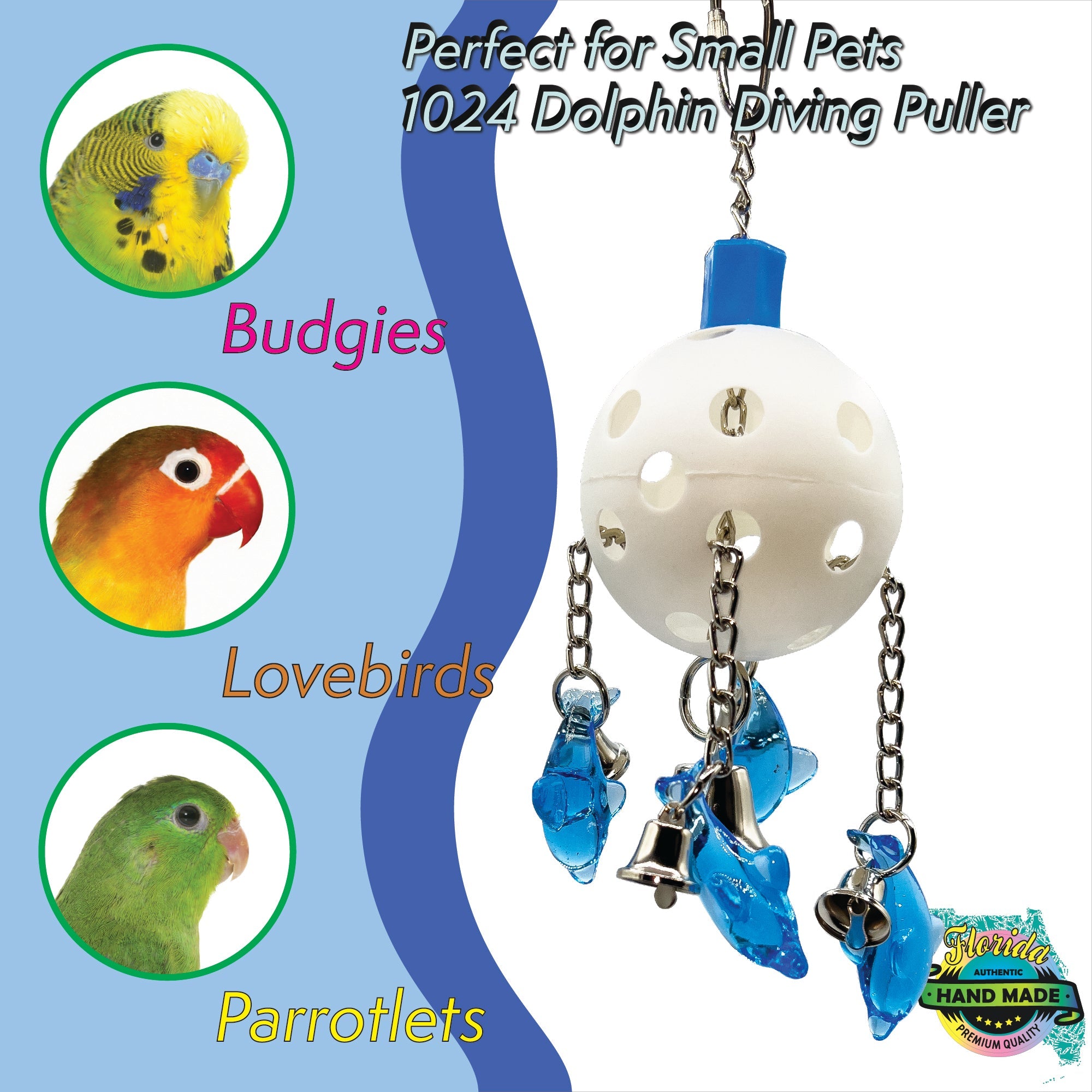 1024 Dolphin Diving Puller