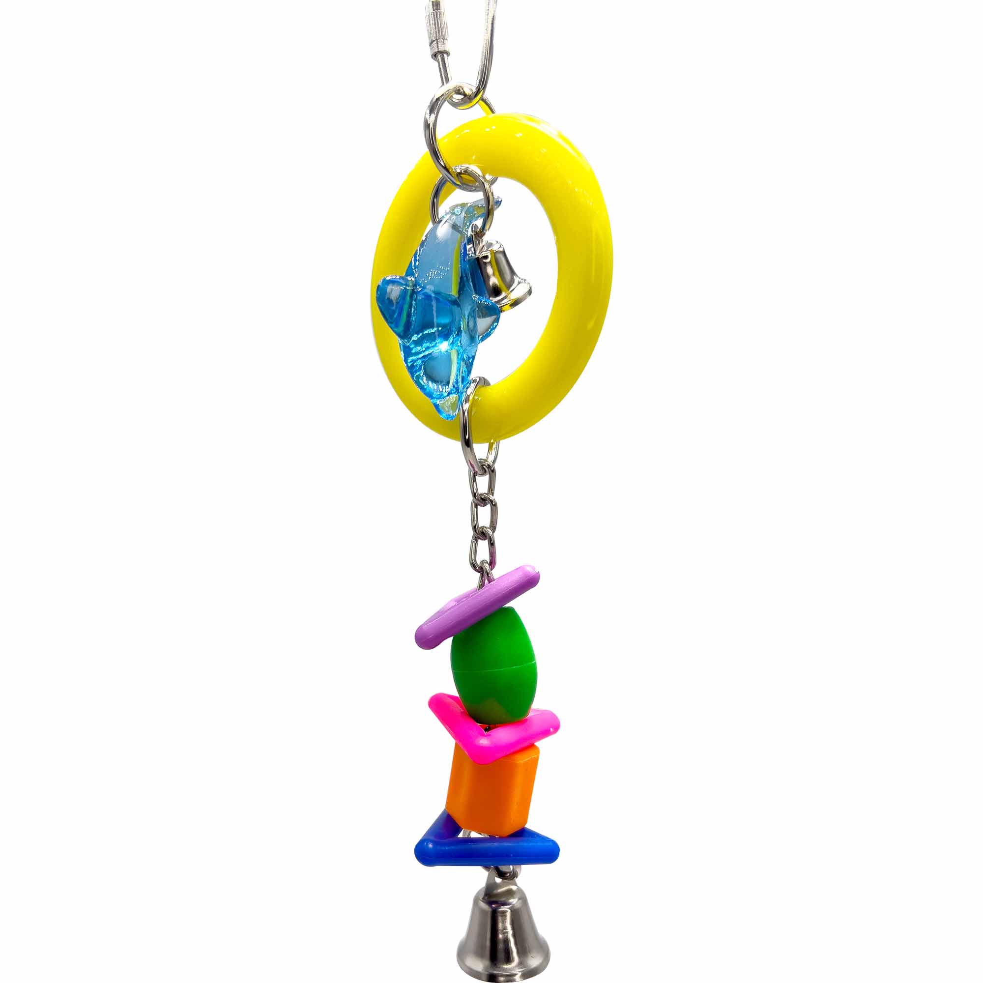 1063 Small Geo Dolphin Ringer