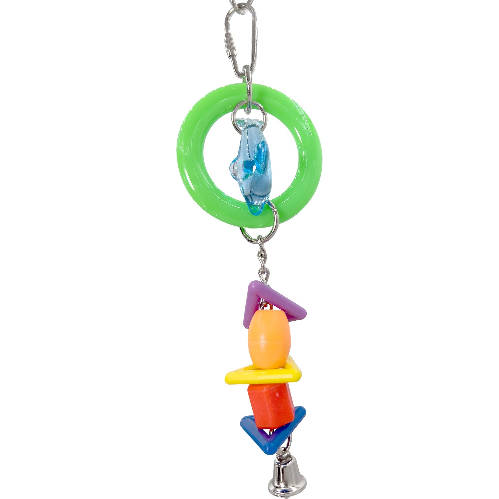 1063 Small Geo Dolphin Ringer