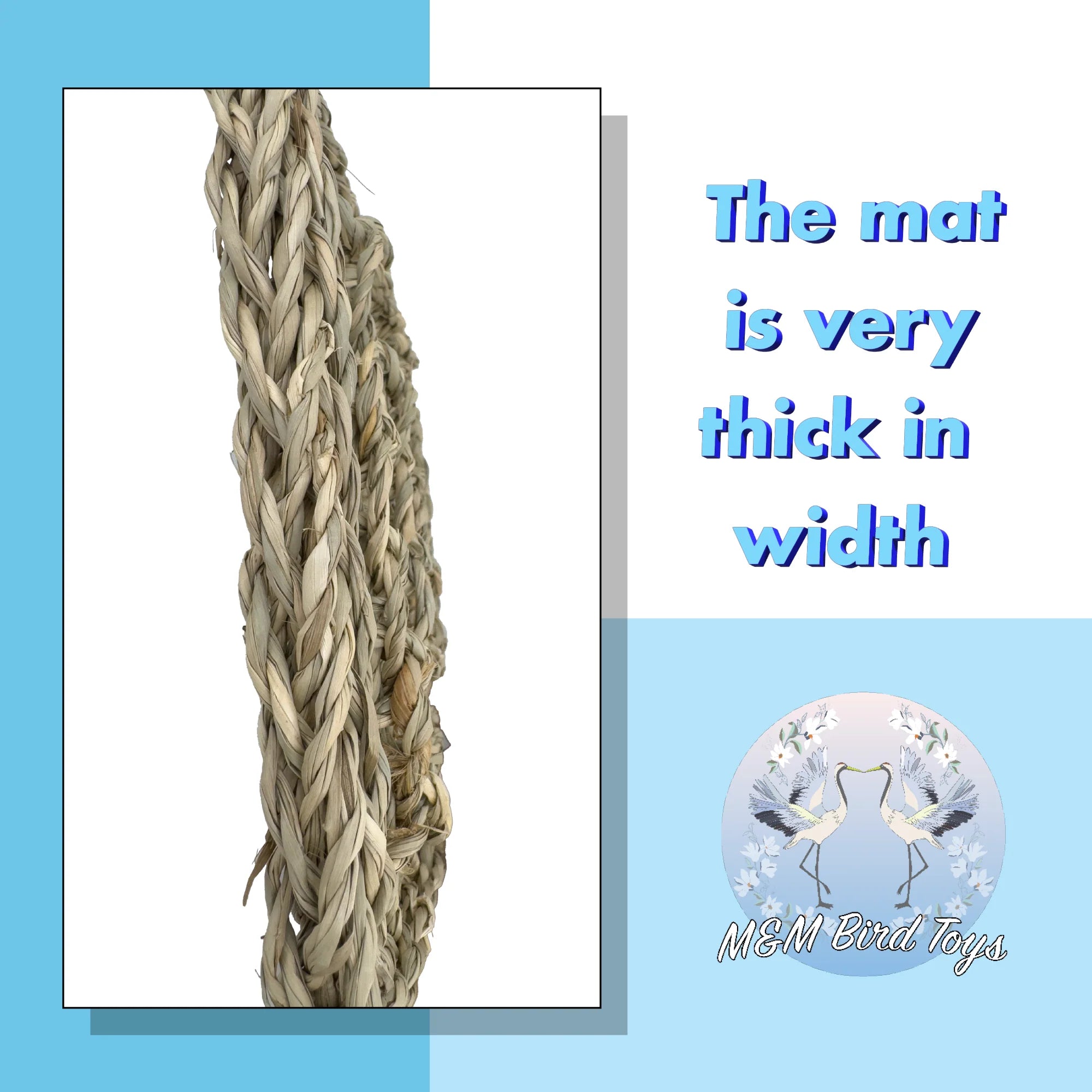 5805 Chunky Seagrass Shred Mat 6 Inch