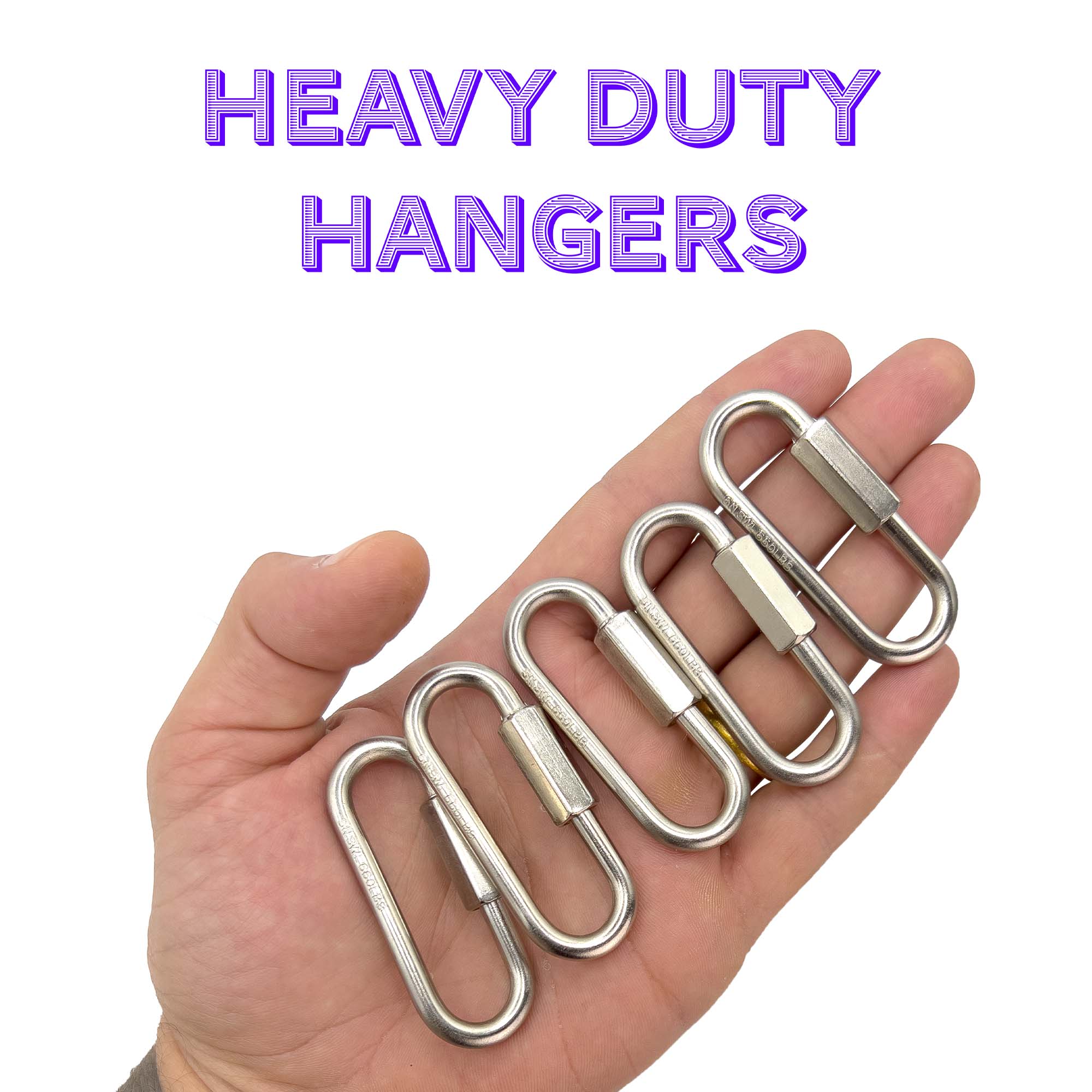 7007 Nickel Plated 2.5 Inch Wide Mouth Toy Quick Link