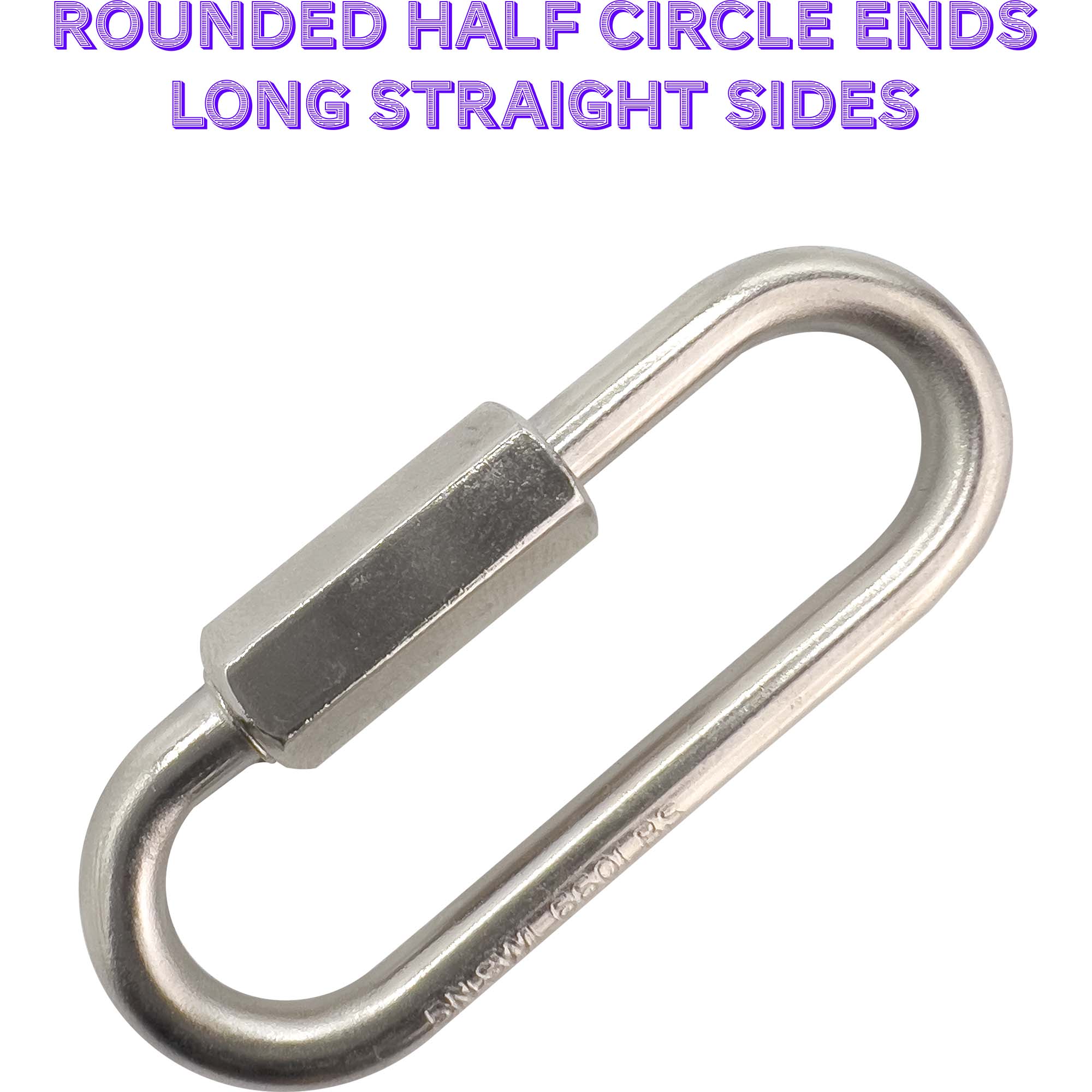 7007 Nickel Plated 2.5 Inch Wide Mouth Toy Quick Link