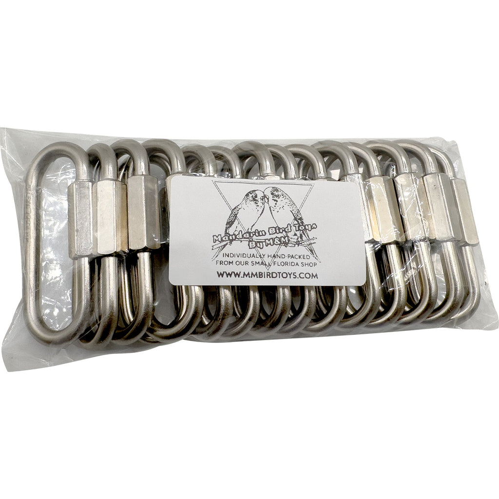 7007 Nickel Plated 2.5 Inch Wide Mouth Toy Quick Link