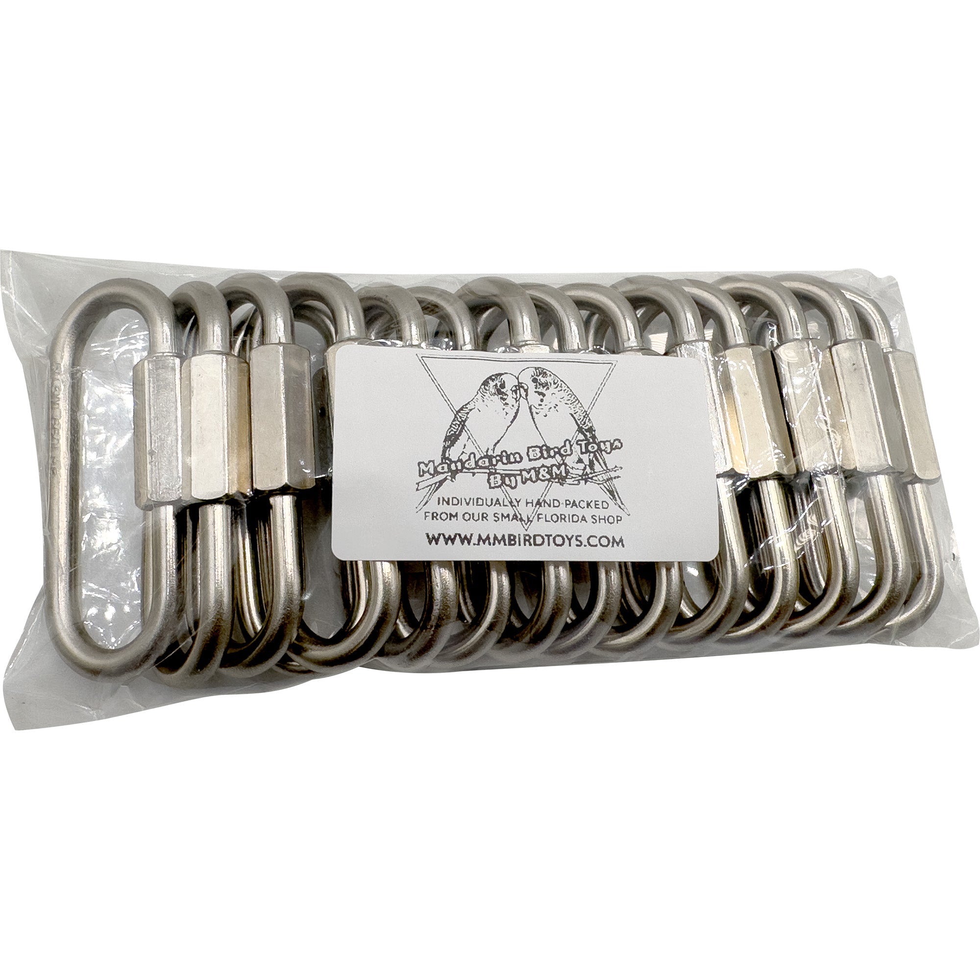 7007 Nickel Plated 2.5 Inch Wide Mouth Toy Quick Link