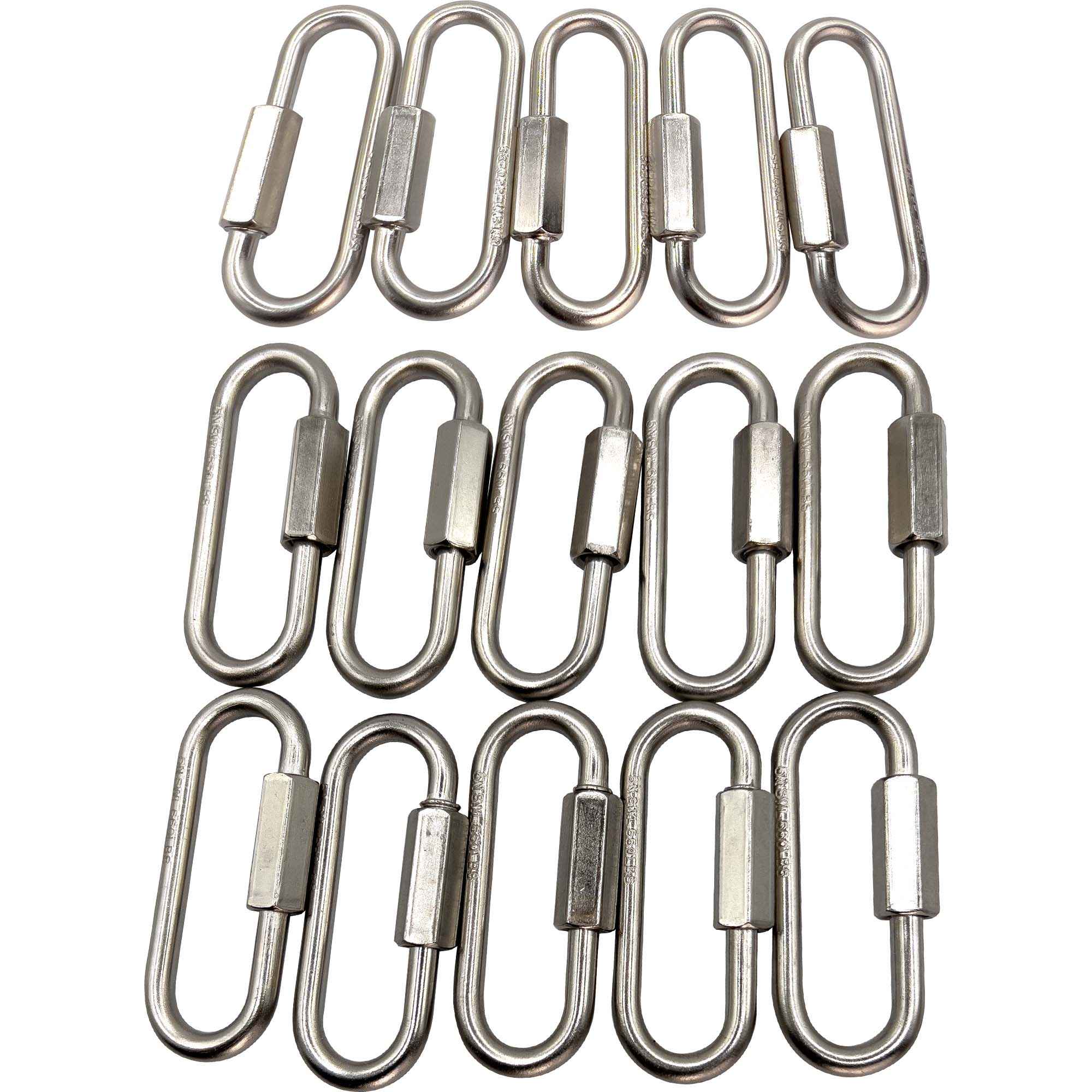 7007 Nickel Plated 2.5 Inch Wide Mouth Toy Quick Link