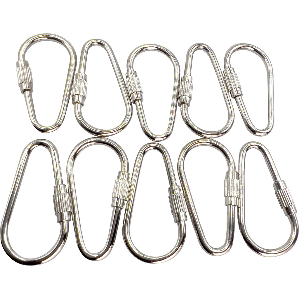 7010 Nickel Plated 1 3/8 Inch Pear Toy Quick Link