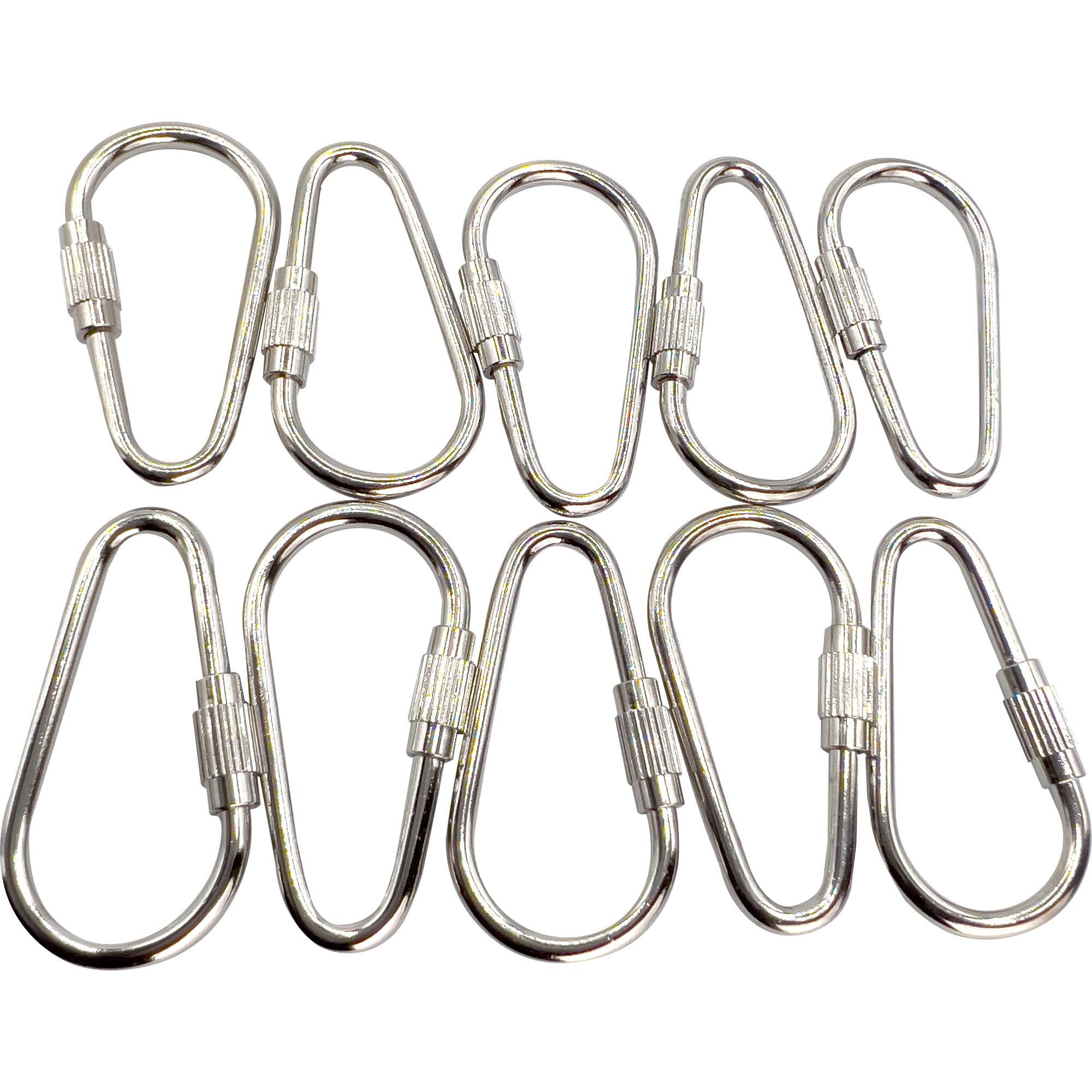 7010 Nickel Plated 1 3/8 Inch Pear Toy Quick Link