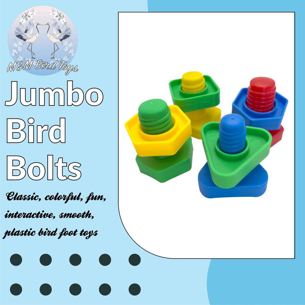 1002 Jumbo Bird Bolts - Pk4, Pk8, or Pk12